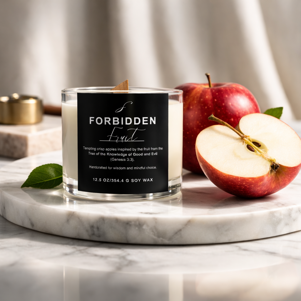 Forbidden Fruit Aromatherapy Candle – Decorative Candle for Home Décor and Ornaments