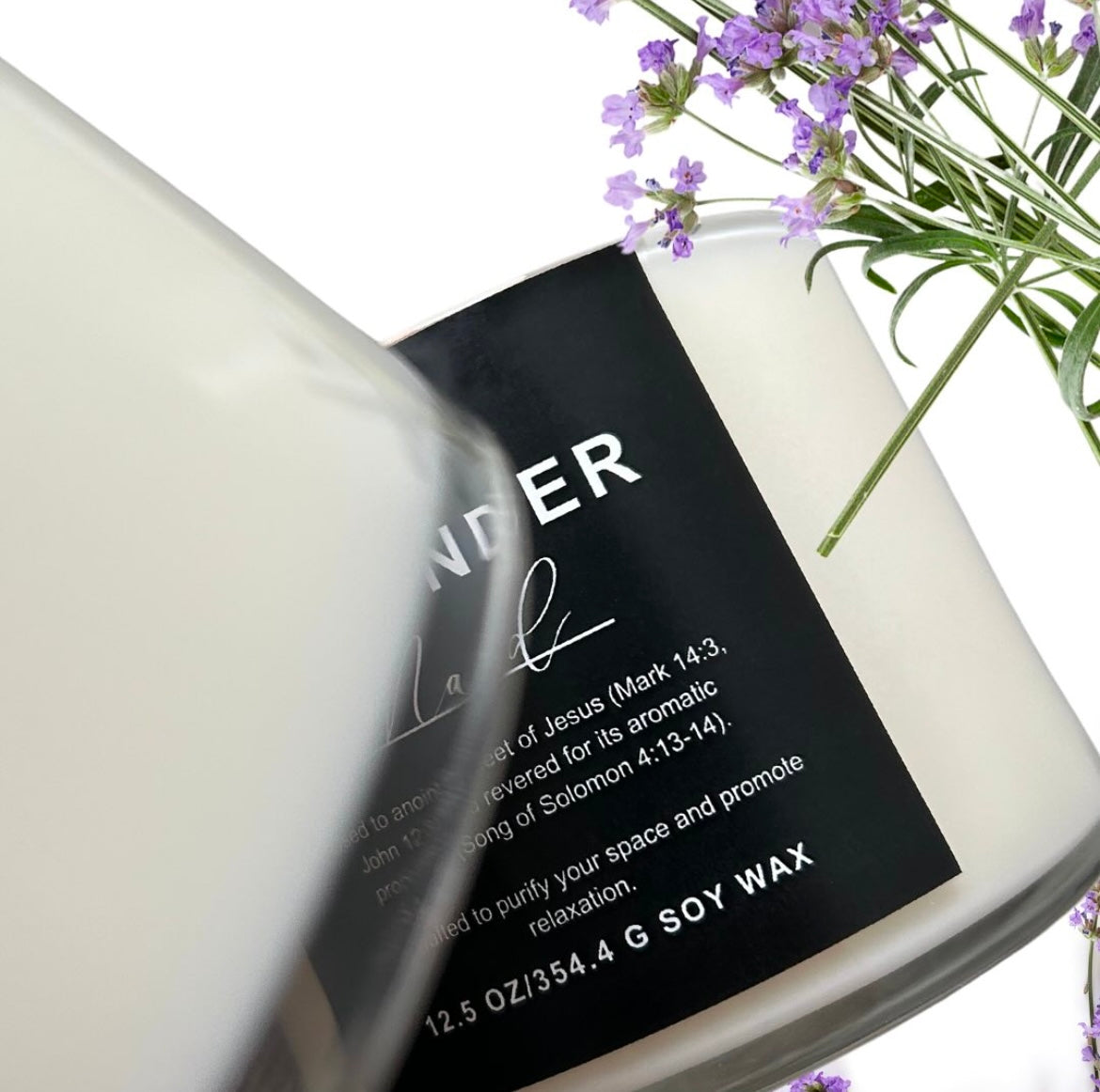 Lavender Nard Aromatherapy Candle - Decorative Candle for Home Decor and Ornaments