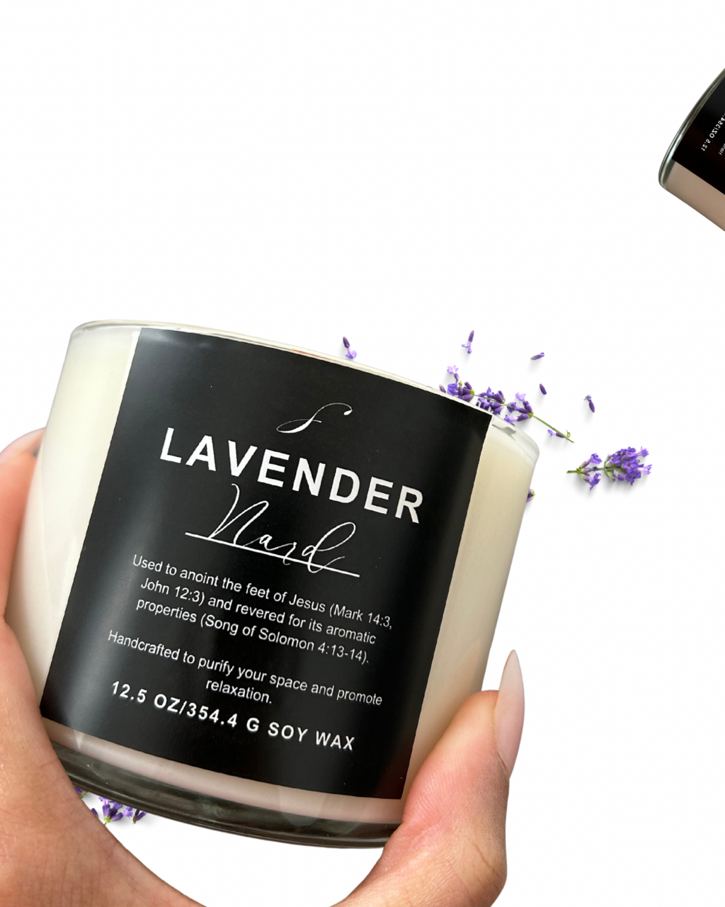 Lavender Nard Aromatherapy Candle - Decorative Candle for Home Decor and Ornaments