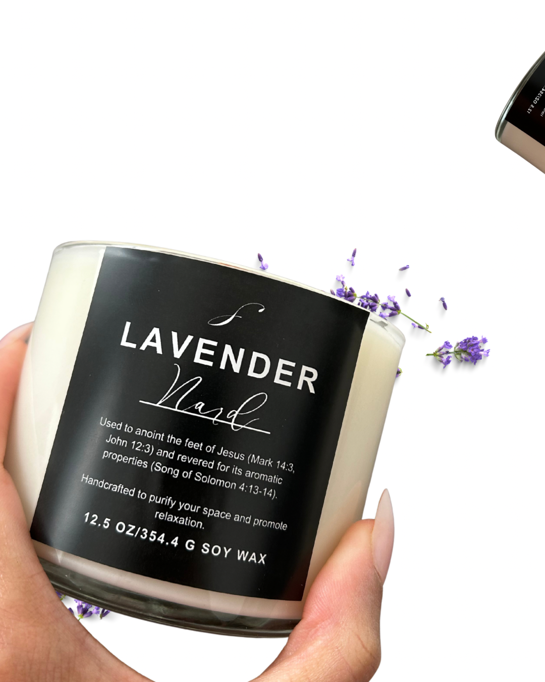 Lavender Nard Aromatherapy Candle - Decorative Candle for Home Decor and Ornaments