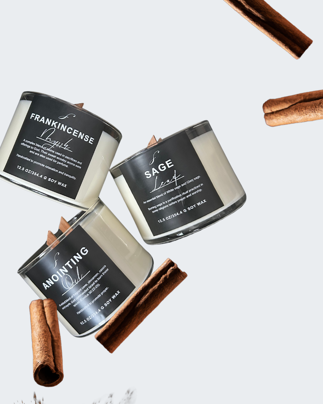 Anointing Oil Aromatherapy Candle - Decorative Candle for Home Decor and Ornaments